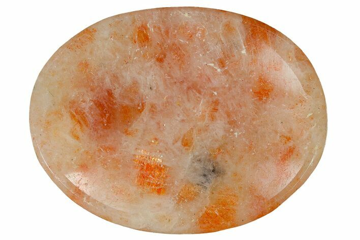 1.5" Polished Sunstone Worry Stones - Photo 1